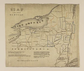 Map of the State of New York